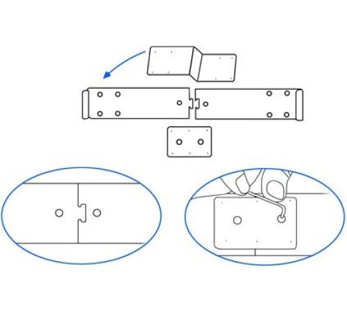 Proclip Tesla Model Y 25½- Center mount