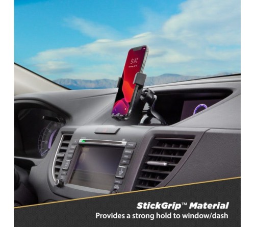 Scosche Gravity Drop Clamp Style Mount  3 in 1 Kit