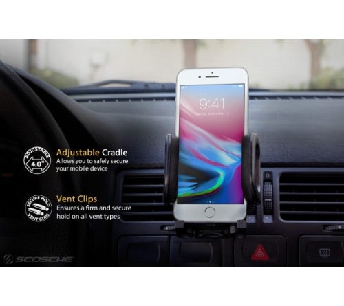 Scosche 4 In 1 Universal Mounting Kit For Mobile Devices