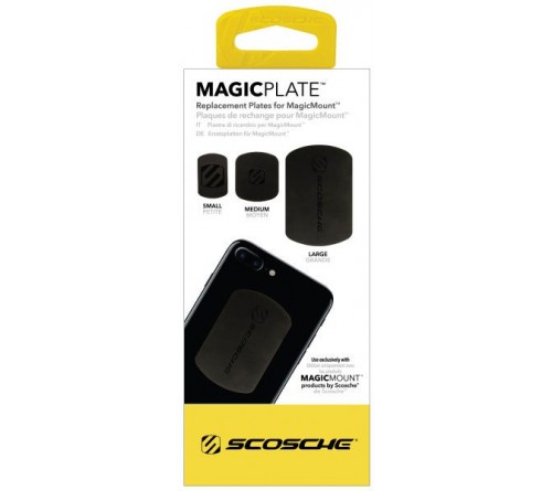 Scosche MagicMount Replacment Plate Kit - Blk