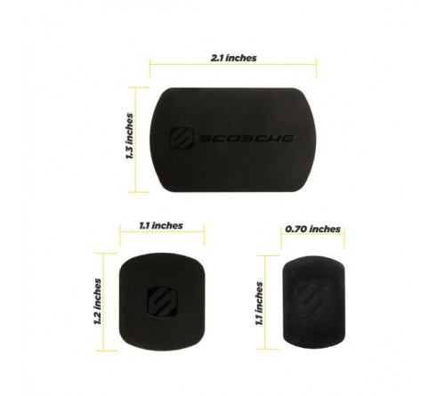 Scosche MagicMount Replacment Plate Kit - Blk