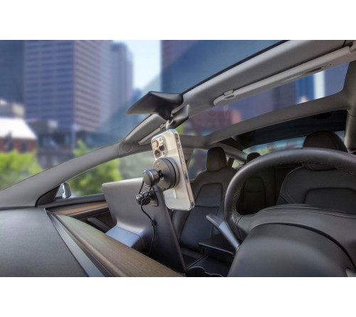 MagicMount Elite 3-in-1 Qi2 15W open arm screen back mount