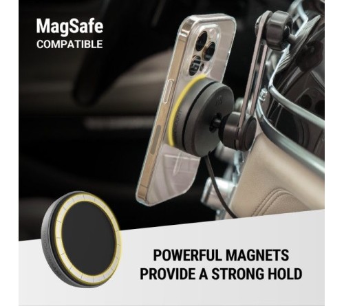 MagicMount Elite 3-in-1 Qi2 15W open arm screen back mount