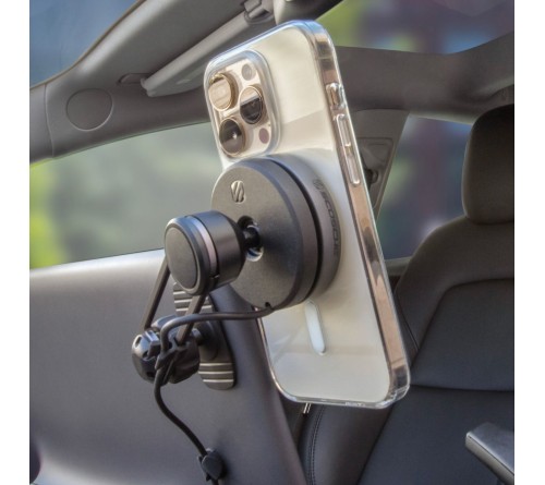 MagicMount Elite 3-in-1 Qi2 15W open arm screen back mount