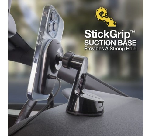 Scosche Magnetic Wireless 15W Charging Mount for Magsafe Qi