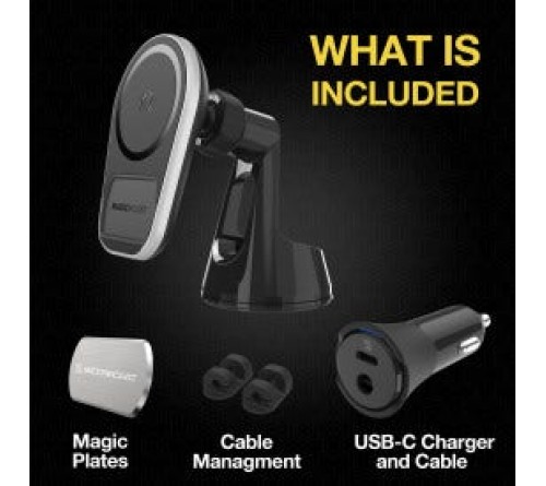 Scosche Magnetic Wireless 15W Charging Mount for Magsafe Qi