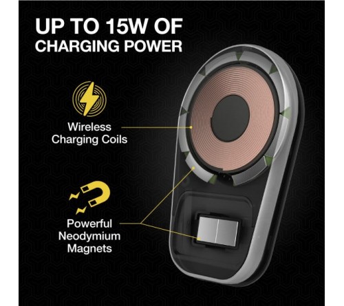 Scosche Magnetic Wireless 15W Charging Mount for Magsafe Qi