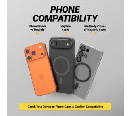 Scosche MAGICMOUNT™ CHARGE PRO 5-in-1 Qi2? 25W Wireless Char