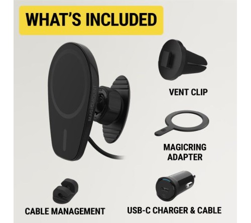 MagicMount PRO MagSafe  Wireless Charging Dash/Vent Mount