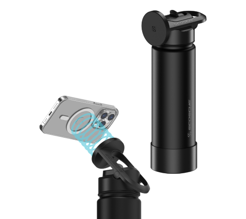 MagicMount Flask 22oz Stainless Steel Water Bottle (Black)