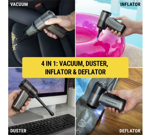 Scosche premium travel inflator  vaccum