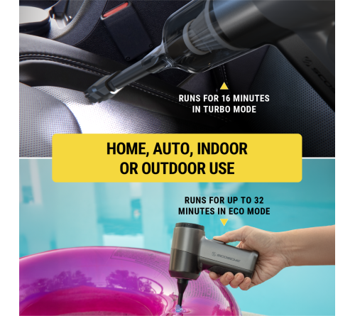 Scosche premium travel inflator  vaccum