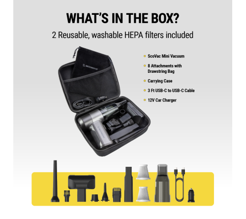 Scosche premium travel inflator  vaccum