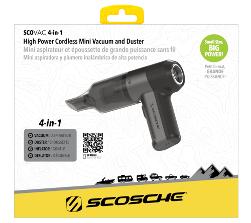 Scosche premium travel inflator  vaccum