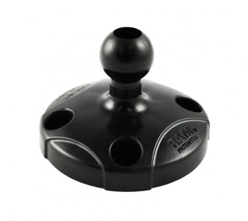 RAM Snap-Link Ball with Round Plate-AMPS