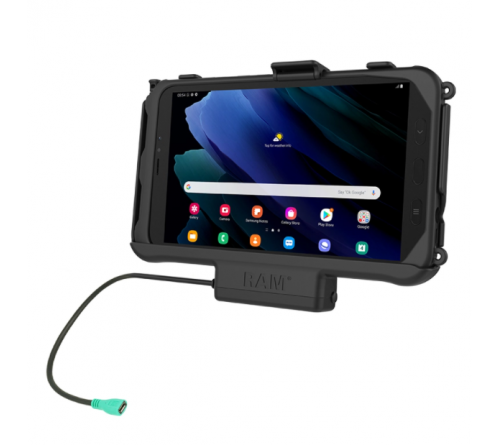 RAM EZ-Roll'r Powered Dock for Samsung Tab Active2/3