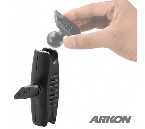 Arkon Composite Double Socket Arm for 1" balls 3.75