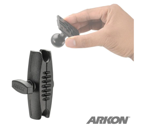 Arkon Metal Double Socket Arm for 1" balls 3.75