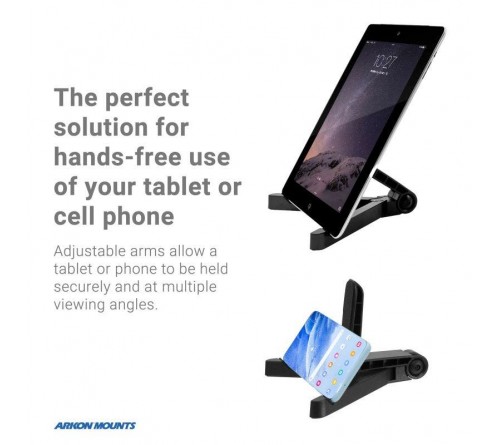Arkon Portable Desktop or Travel Tablet Stand 7-12