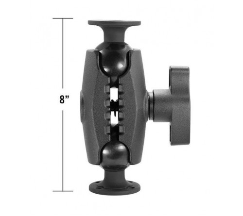 Arkon Set Heavy-Duty Metal socket Arm 8" + AMPS Plates 2.25