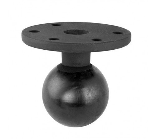 Arkon Rubber 2.25" Ball Aluminium round Base 5-Hole