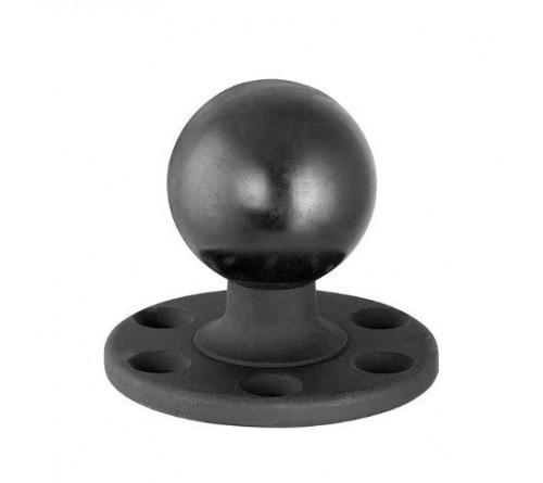 Arkon Rubber 2.25" Ball Aluminium round Base 5-Hole