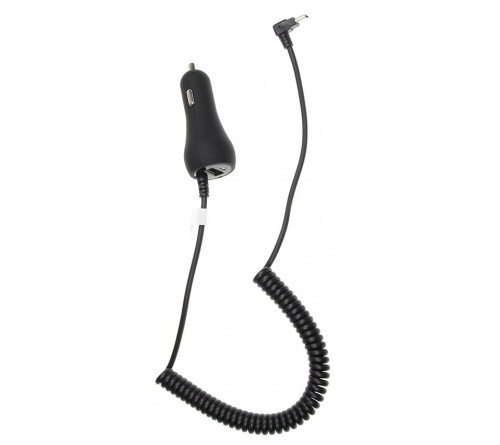 Lader 12/24V Brodit usbA  + kabel vast met usbC 90° 1A zwart