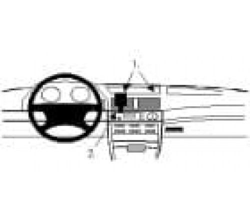 Proclip BMW 7 serie 87-93 Center mount