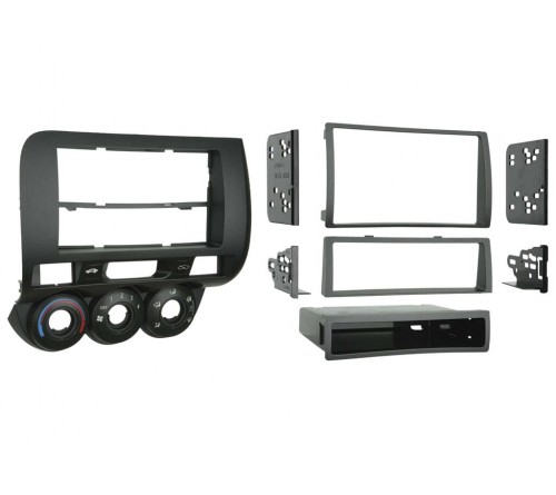 2-DIN frame Honda Jazz / Fit 07-08  zwart