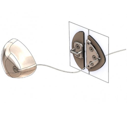 Blackstone Silver Combo veiligheidsslot  3 stuks  6 sleutels