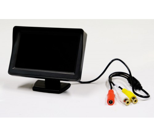 m-use opbouw monitor 4.3" screen 2x AV-IN 12V PAL/NTSC