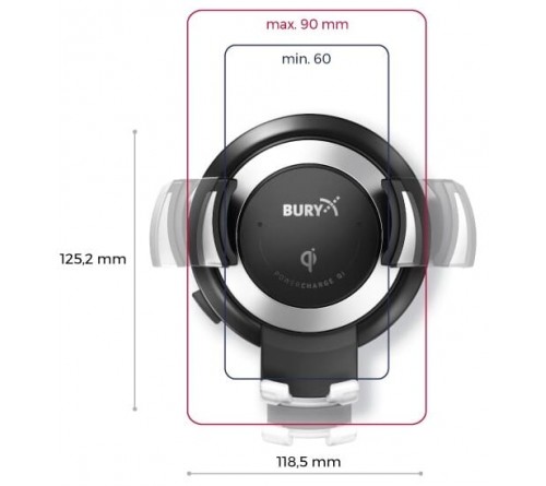 Bury PowerKit Qi ( Base+Arm+Cradle Qi)